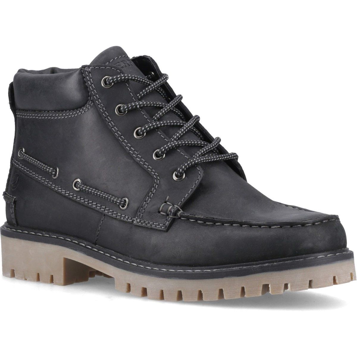 Sperry Baltimore Leder Herren schwarze Stiefel