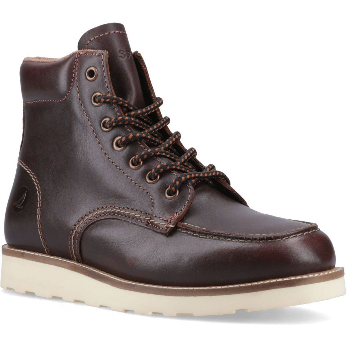 Sperry Boston Leder Herren Schokoladenstiefeletten