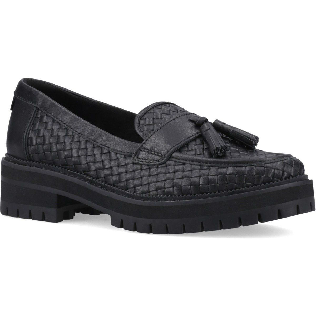 TOMS Cara Damen schwarze Mokassins