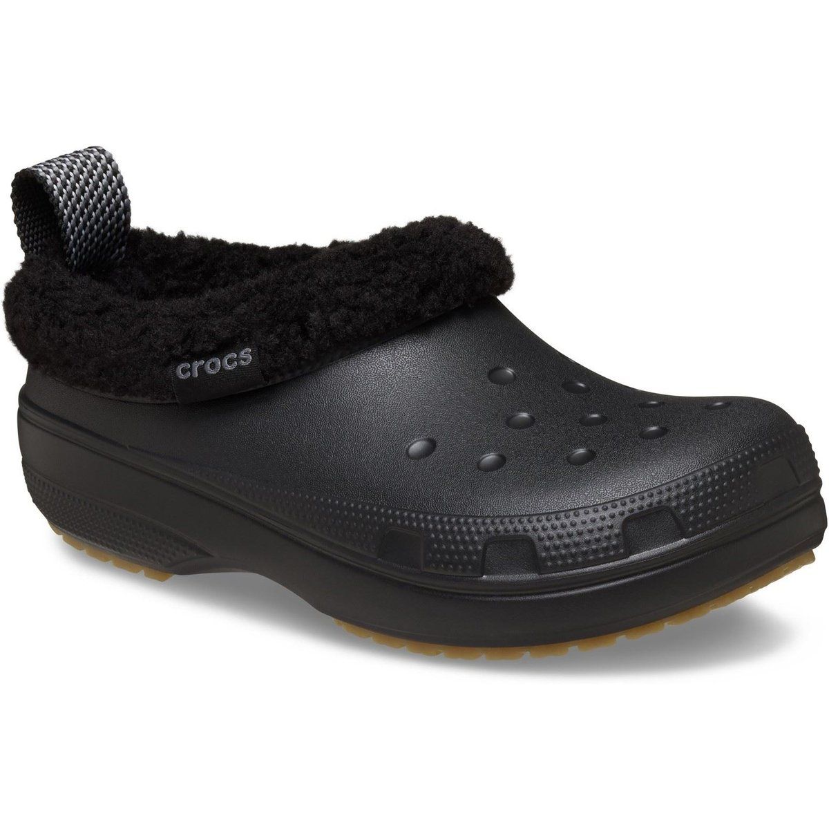 Crocs Classic Lined Shorty Thermoplastische Herren Hausschuhe Schwarz