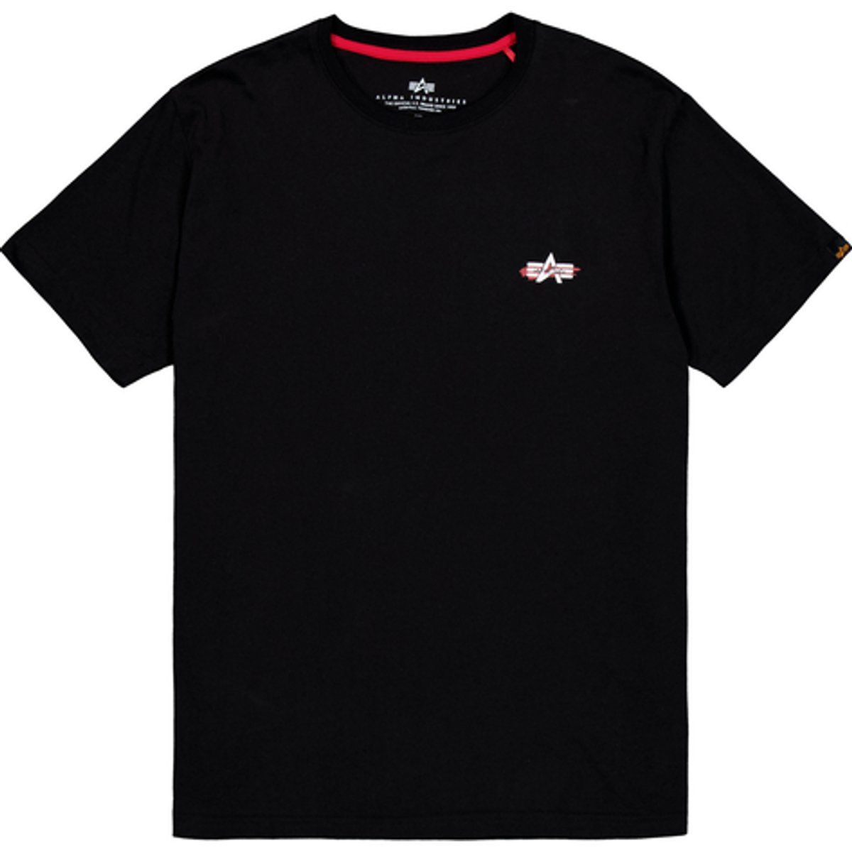 Klassisches Baumwoll T-Shirt mit Rundhalsausschnitt
