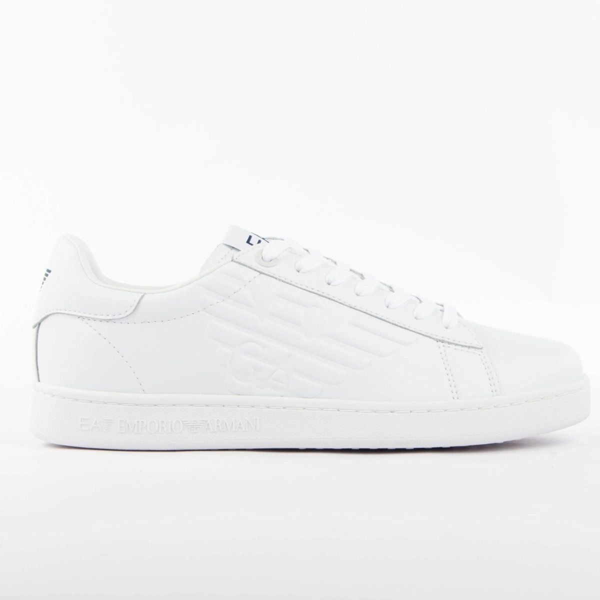 Herren Weiße Leder-Sneakers