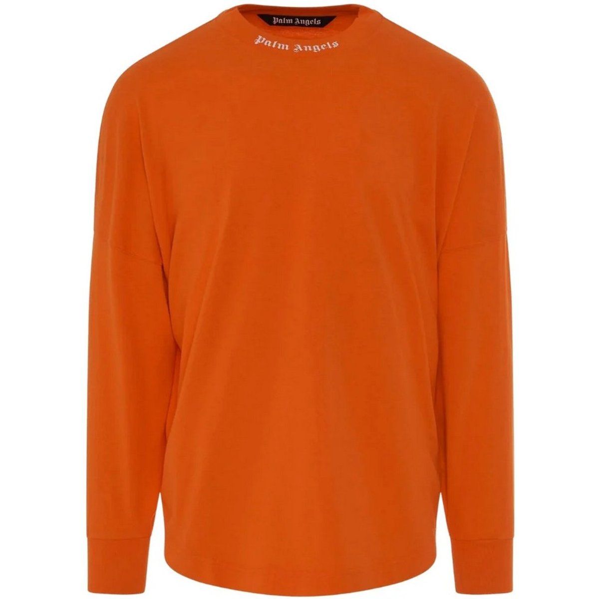 Palm Angels - "Classic" T-Shirt für Herren, Logo, Langärmlig (Orange)