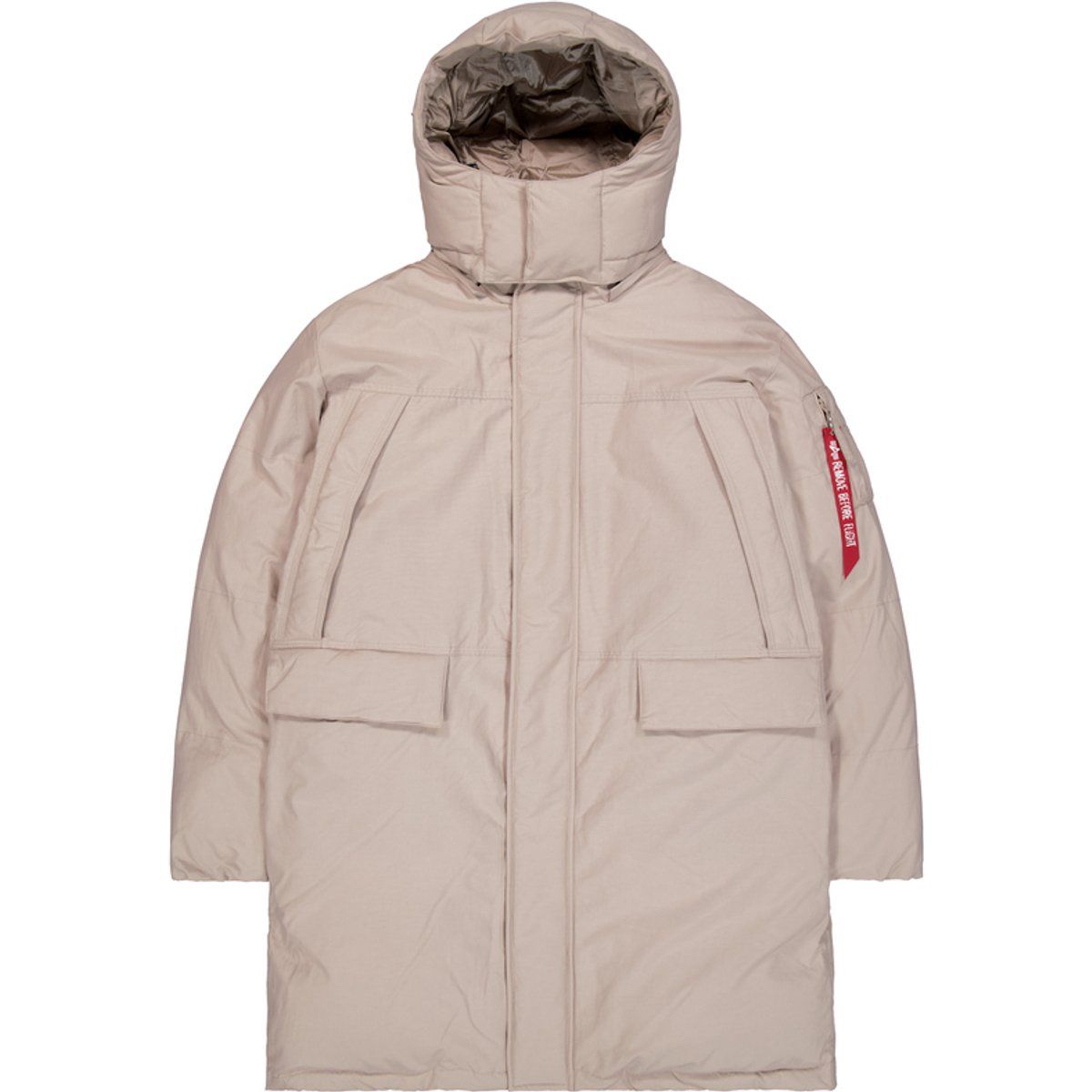 Gefütterter Winterparka aus Baumwollmischung