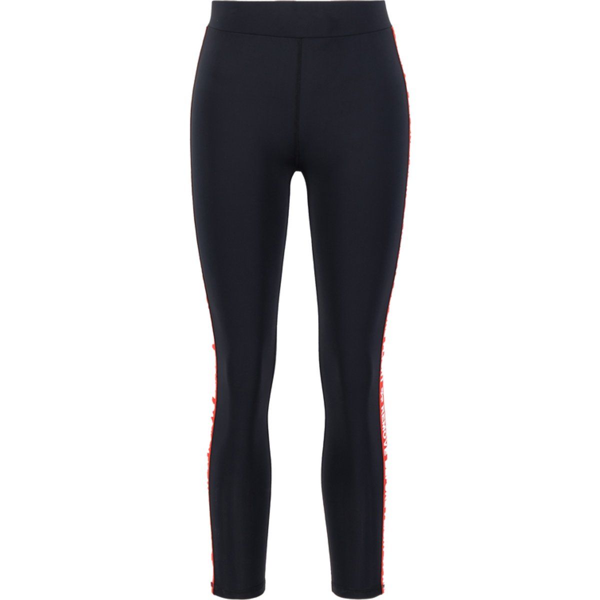 Sportliche Cropped Leggings mit Logo-Band