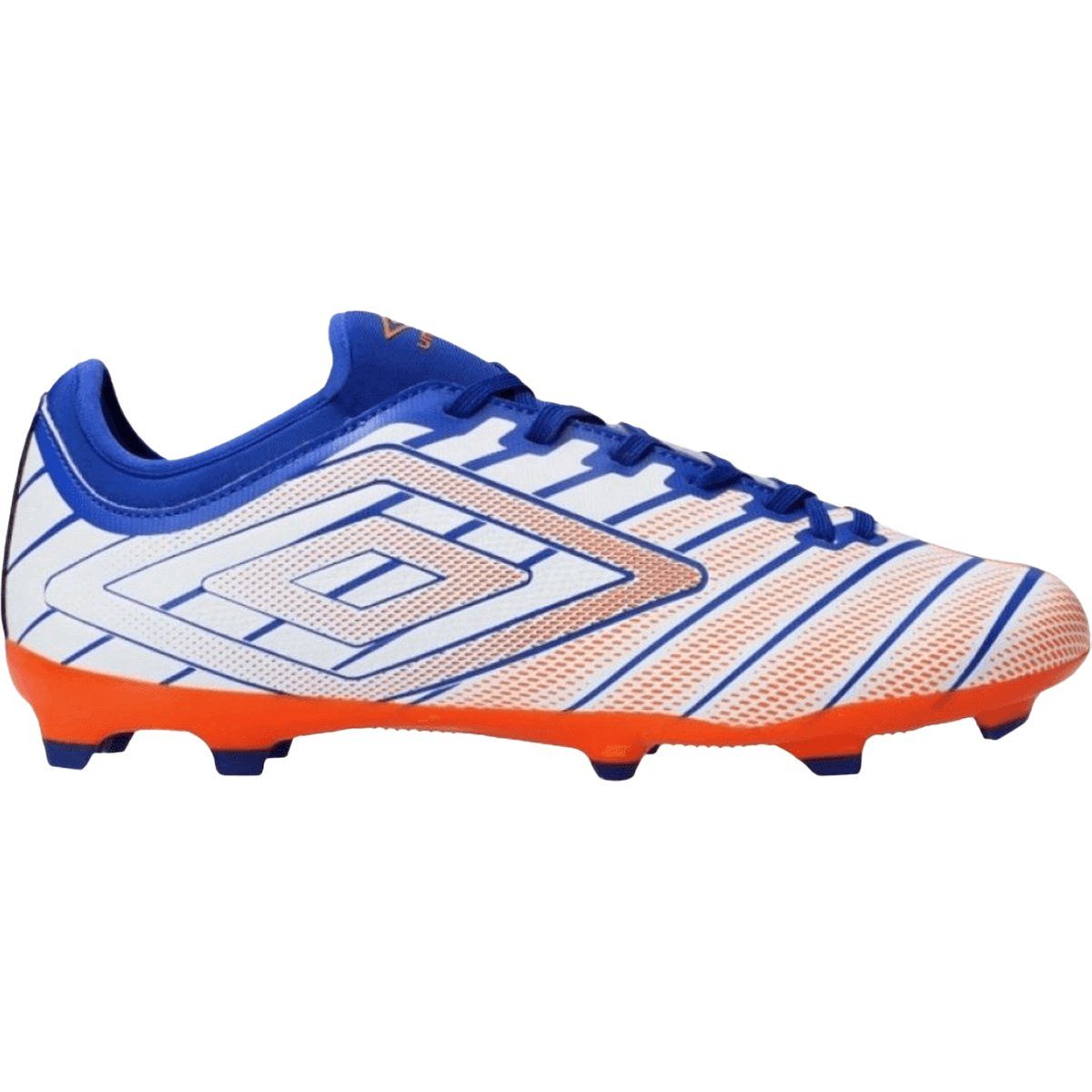 Gestreifte Fußballschuhe mit geformten Stollen