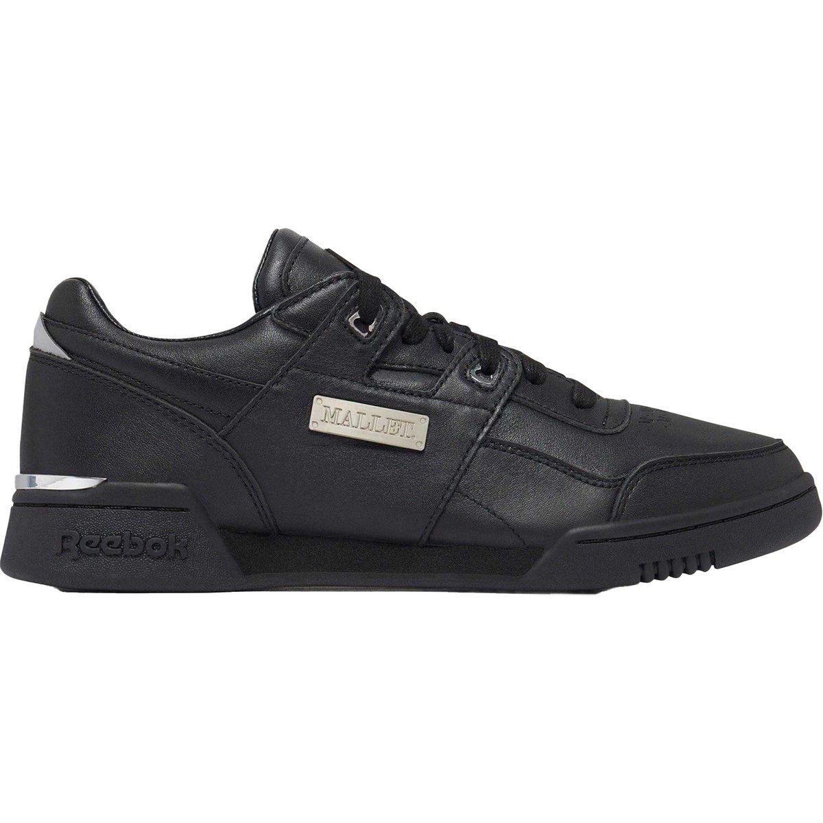 Schwarze Workout Reebok Leder Sneakers