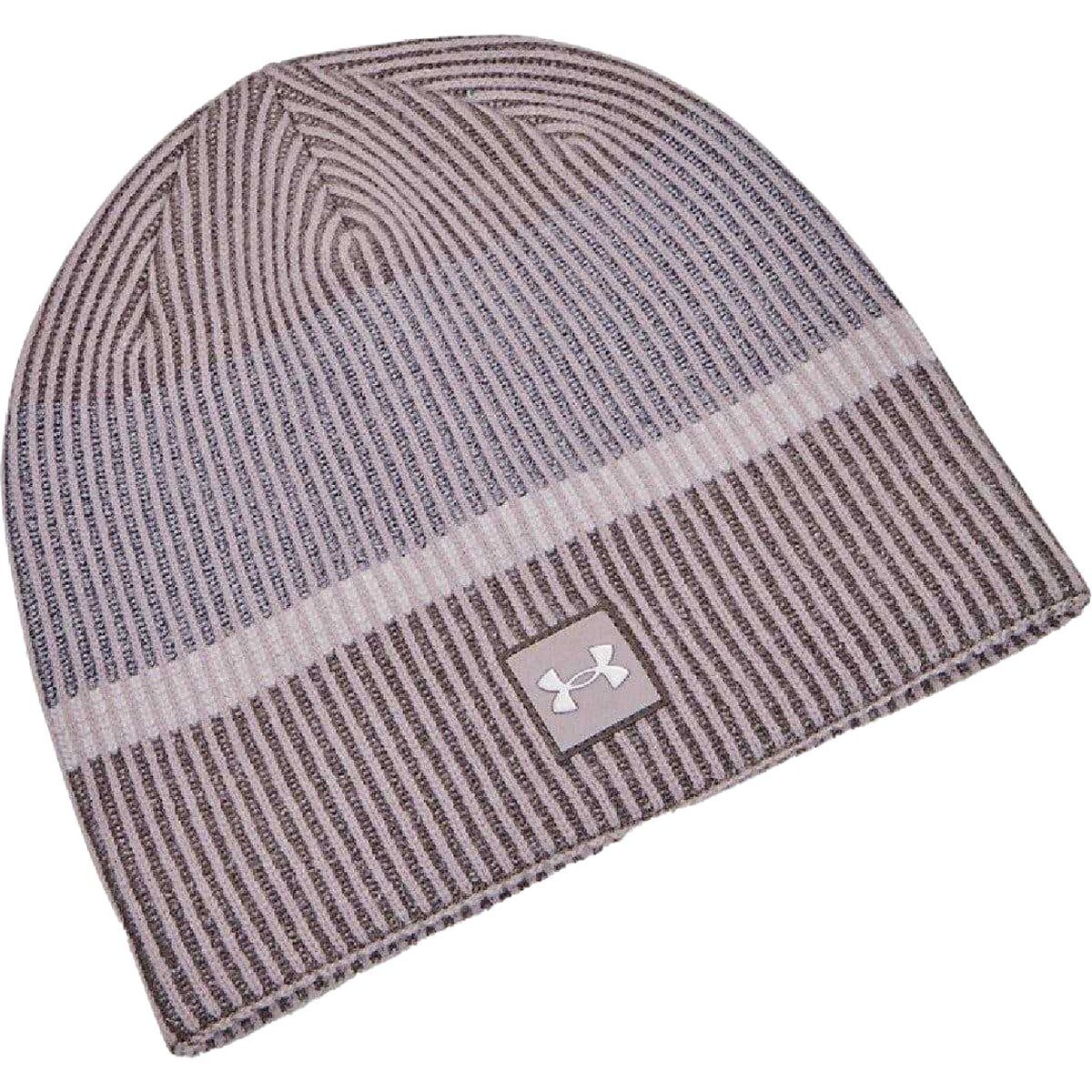 Reflektierende gestreifte Strickmütze