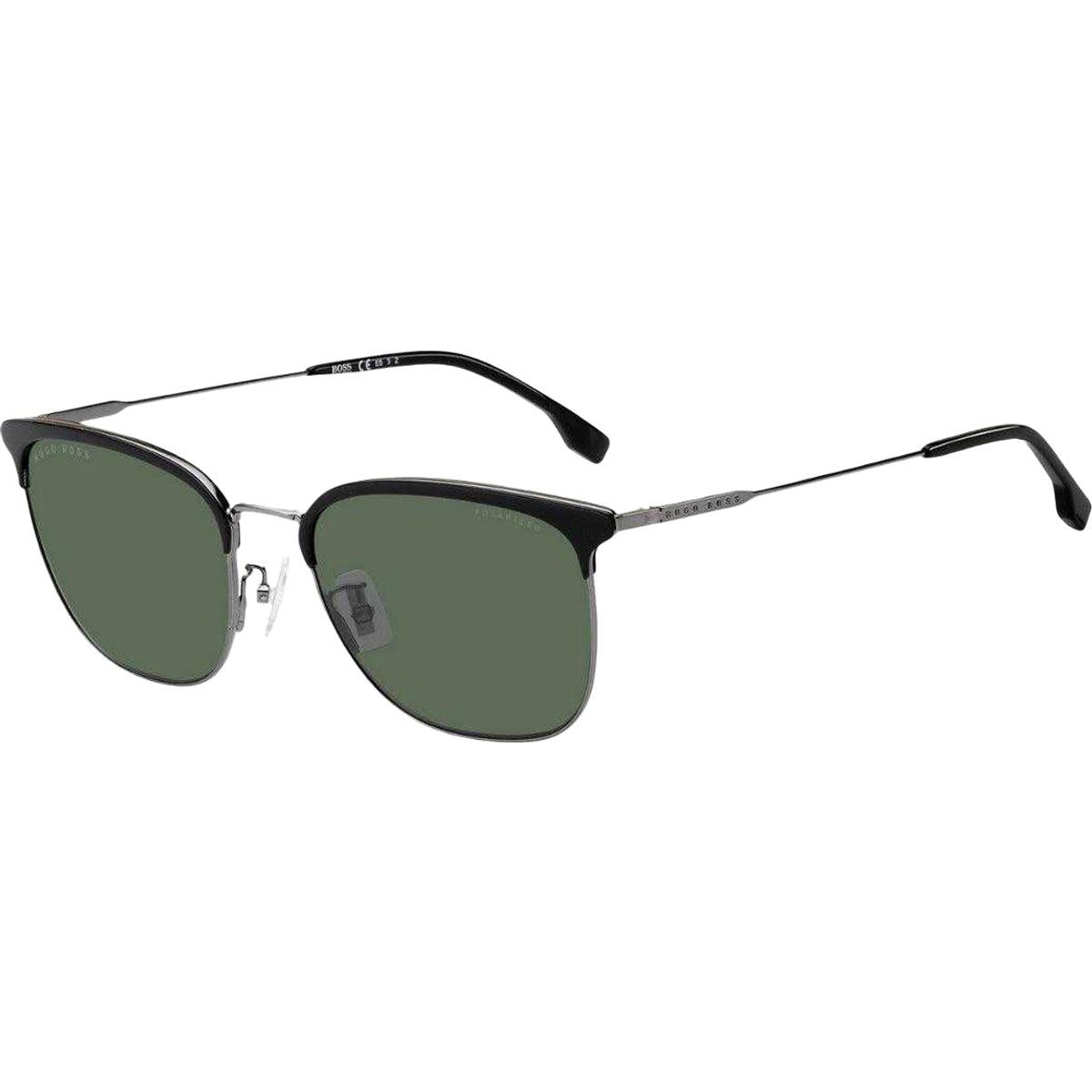 Hugo Boss - Polarisiert-Sonnenbrille für Herren, Metall (Grün/Schwarz)