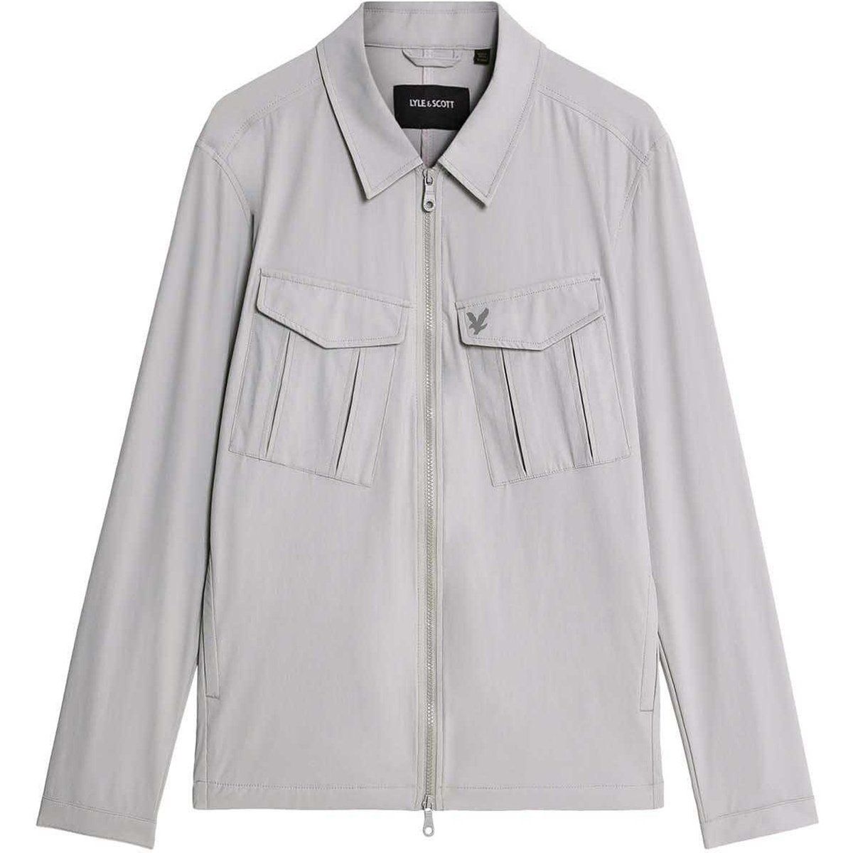 Leichte Herren Hemdjacke mit Reißverschluss