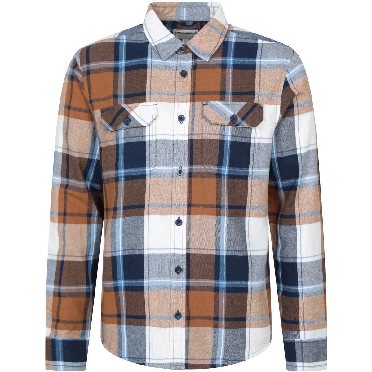 Mountain Warehouse - "Trace" Hemd für Herren Langärmlig (Hellbraun)