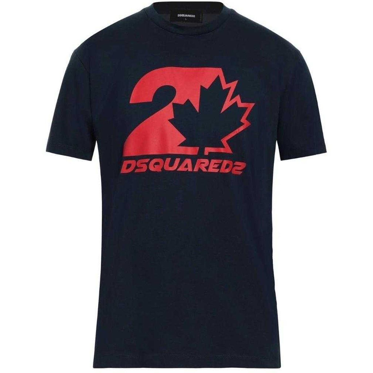 DSquared2 - T-Shirt für Herren/Damen Unisex, "Cool Fit" (Dunkel-Marineblau)