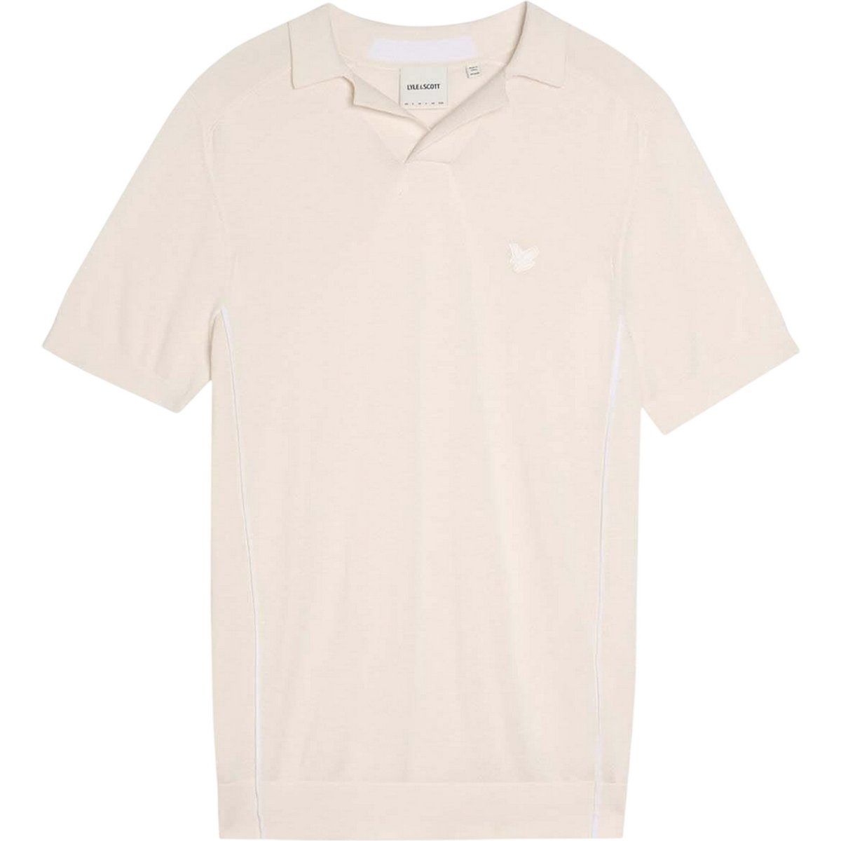 Klassisches gestricktes Kurzarm-Poloshirt