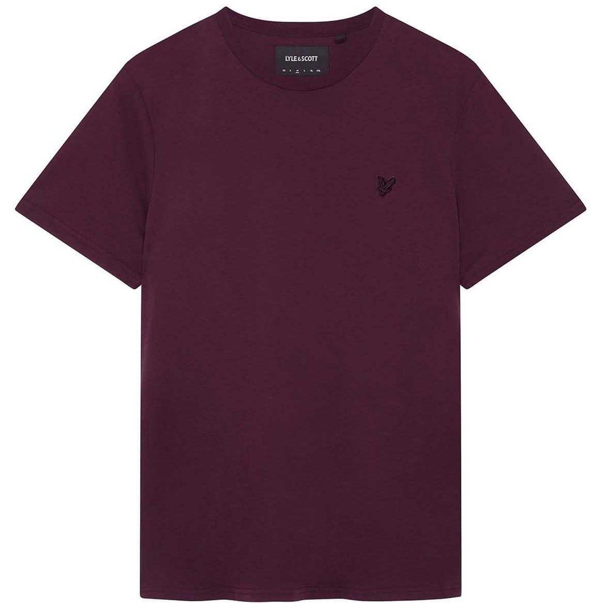 Herren T-Shirt mit Rundhalsausschnitt, einfarbig