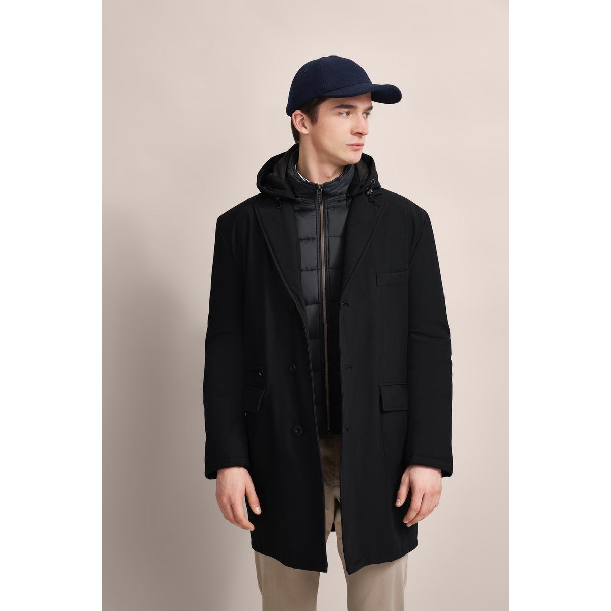 Herren Klassischer Modern Fit Mantel