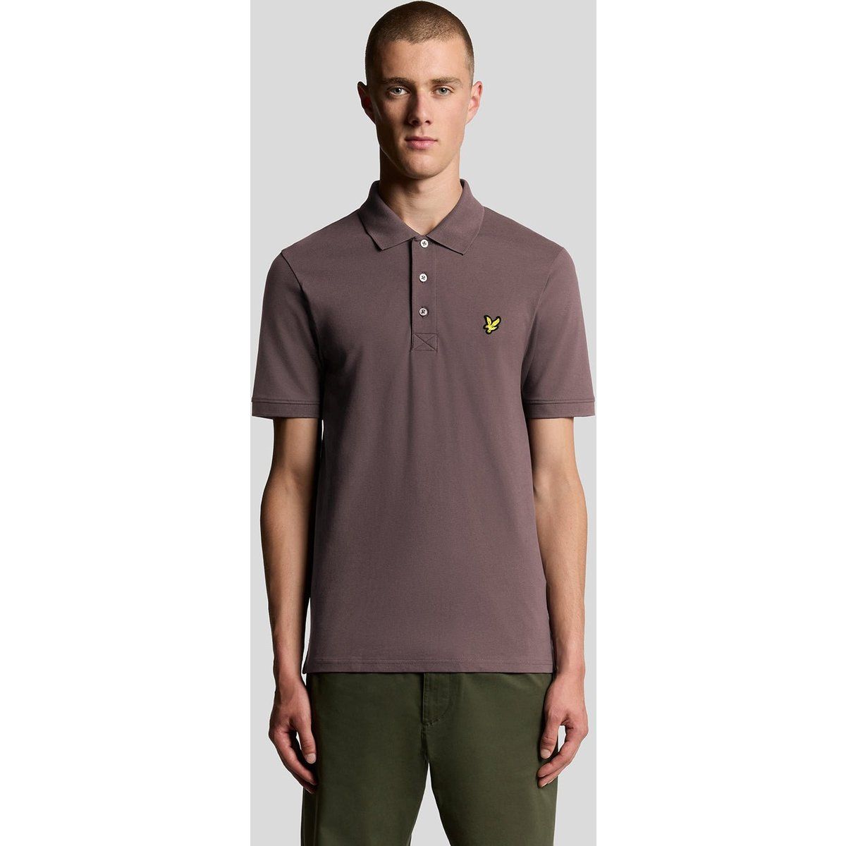 Klassisches Baumwoll-Piqué-Poloshirt