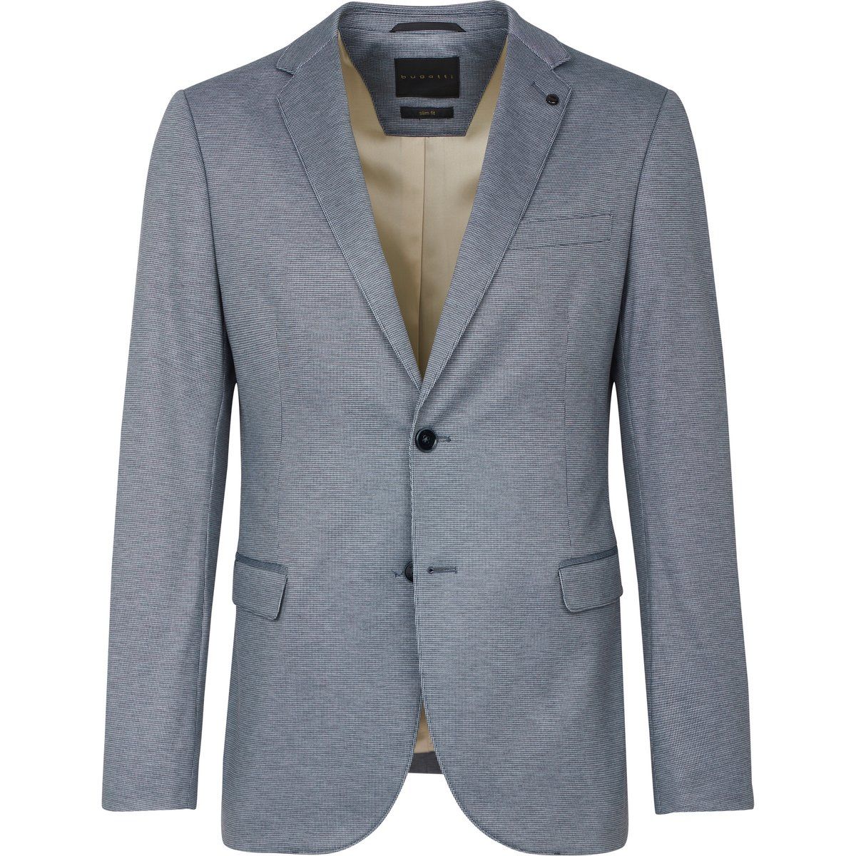 Strukturierter Jersey-Sakko im Slim-Fit