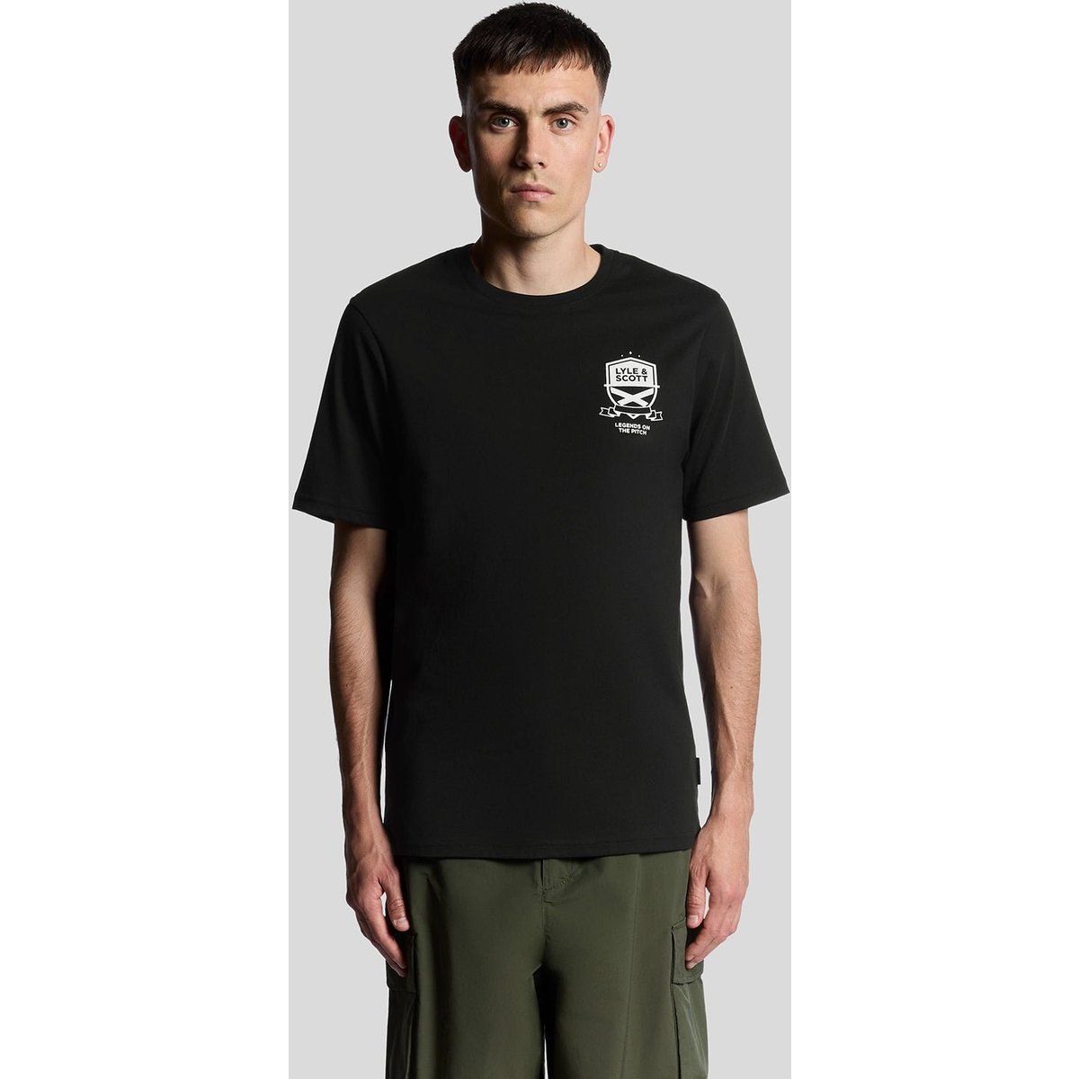 Baumwoll-T-Shirt mit Grafikprint