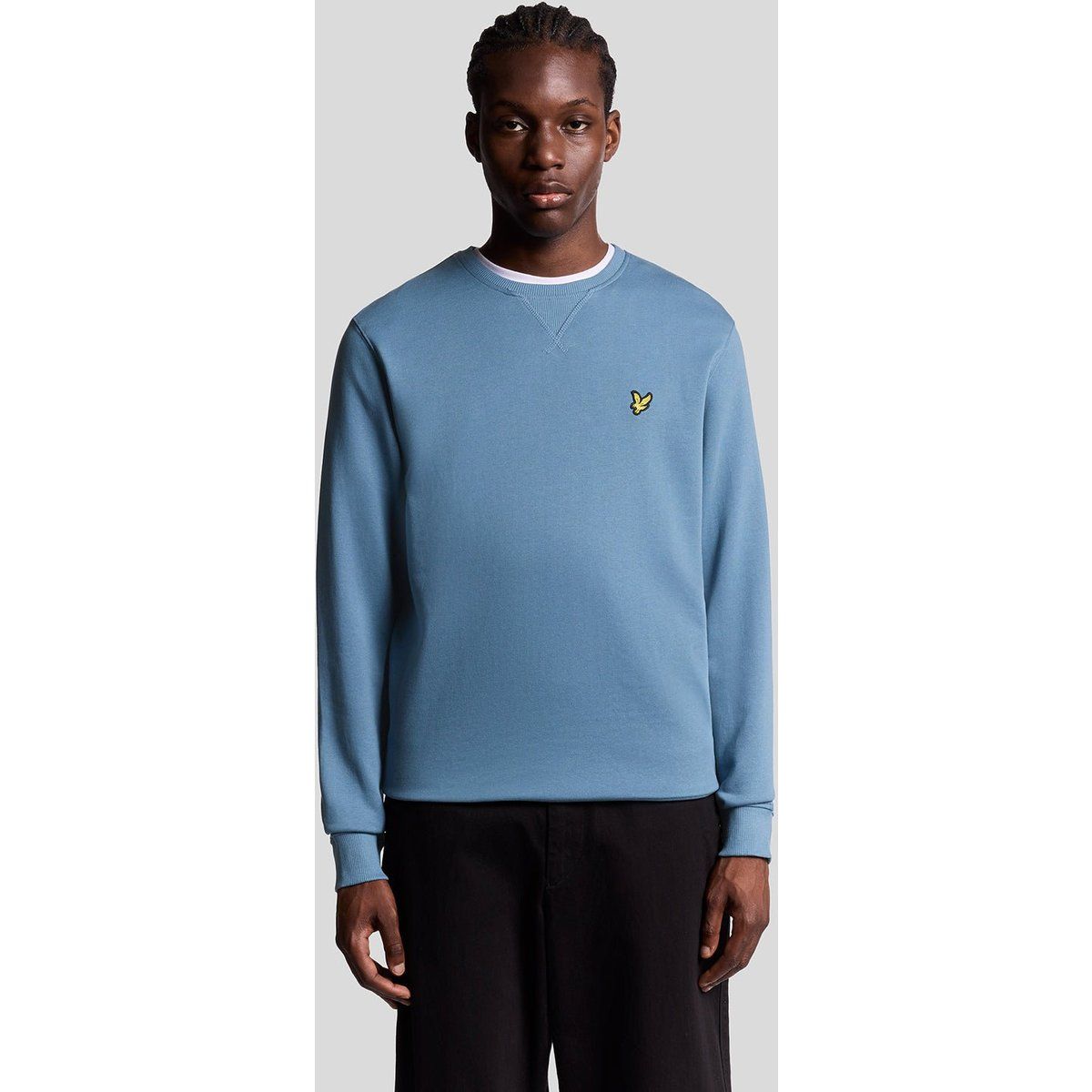 Klassisches Baumwoll-Rundhals-Sweatshirt