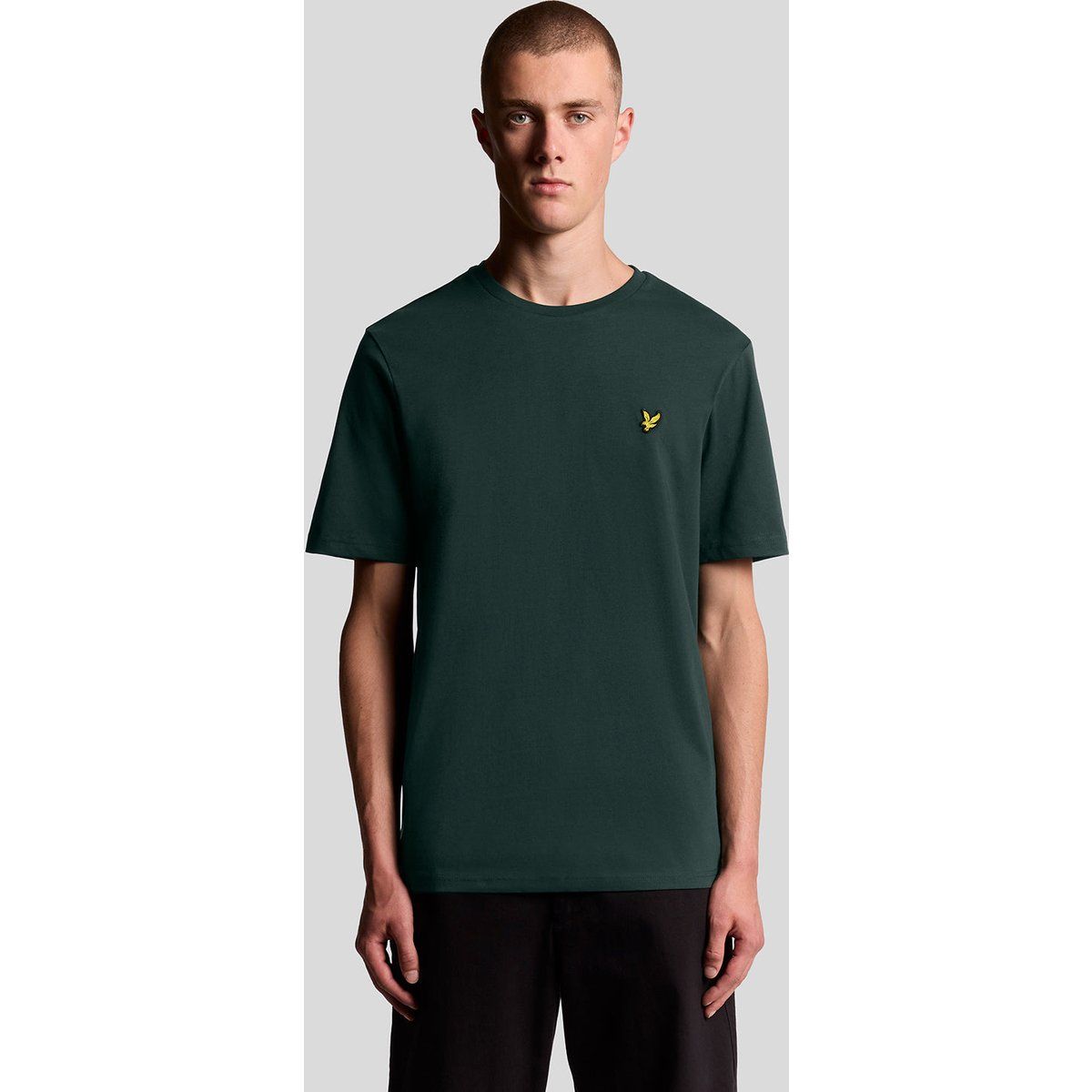 Klassisches Baumwoll-T-Shirt mit Rundhalsausschnitt