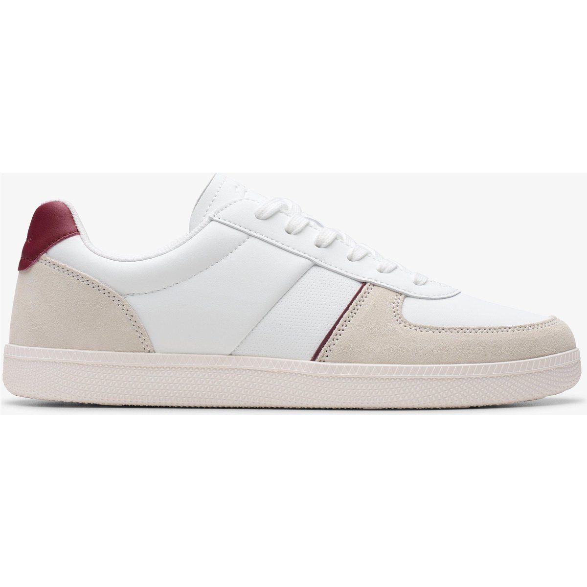 Low-Profile Court Sneaker mit Wildlederakzent