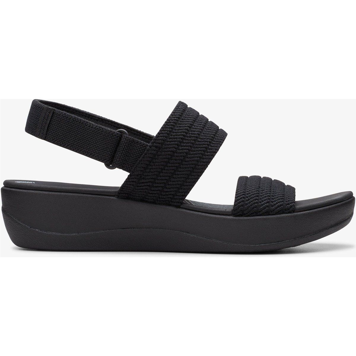 Bequeme Platform Sandalen mit gewebten Riemen