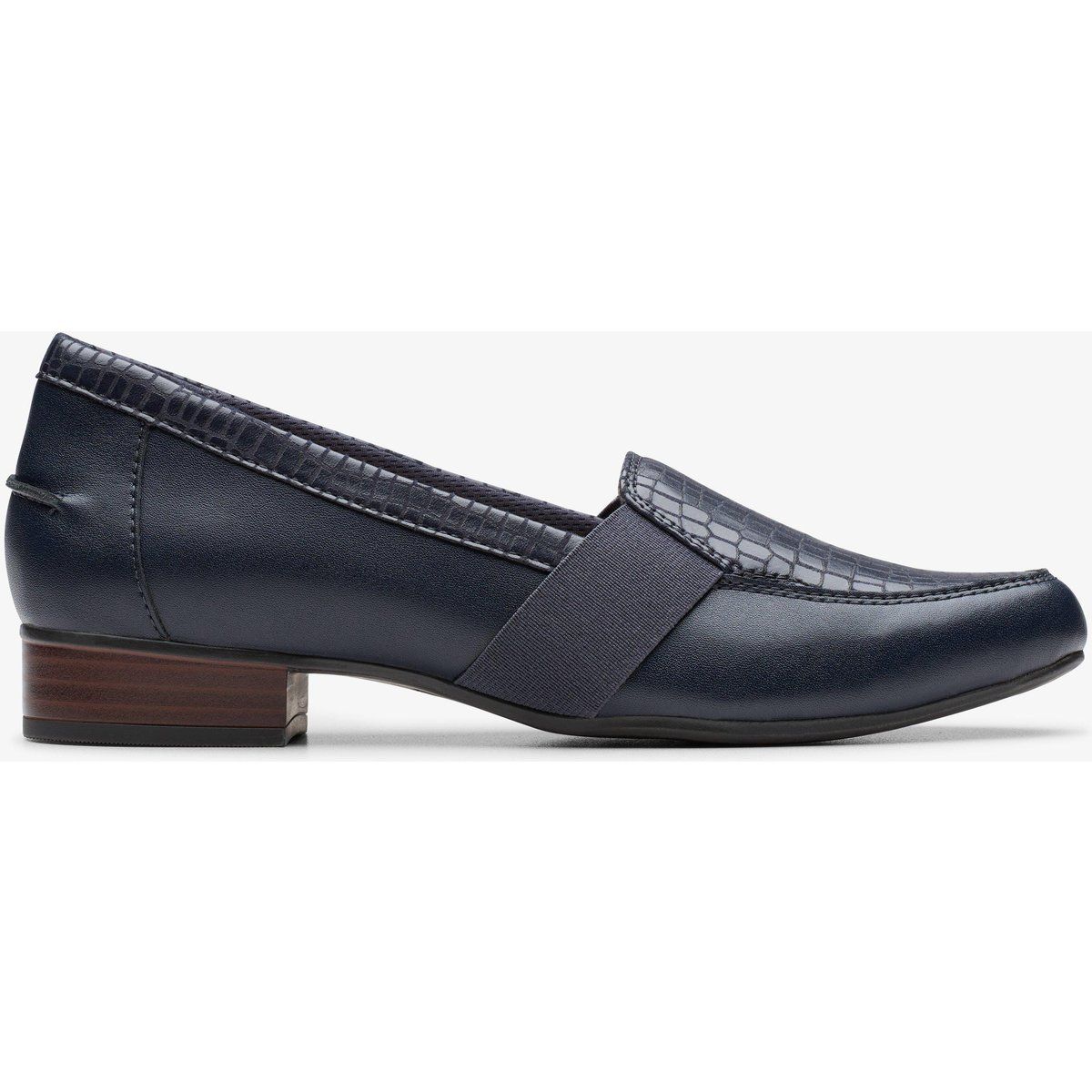 Lederloafer mit Gummiband