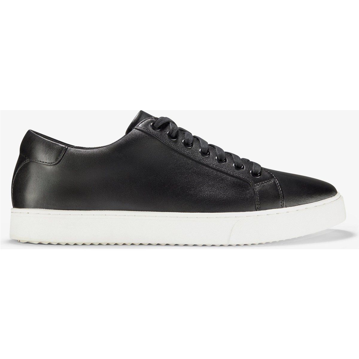 Schwarzer Leder-Sneaker