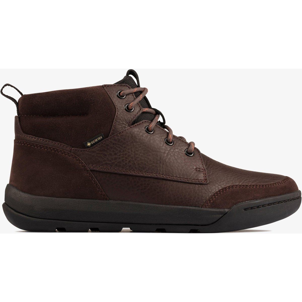 Herren braune wasserdichte Lederstiefeletten