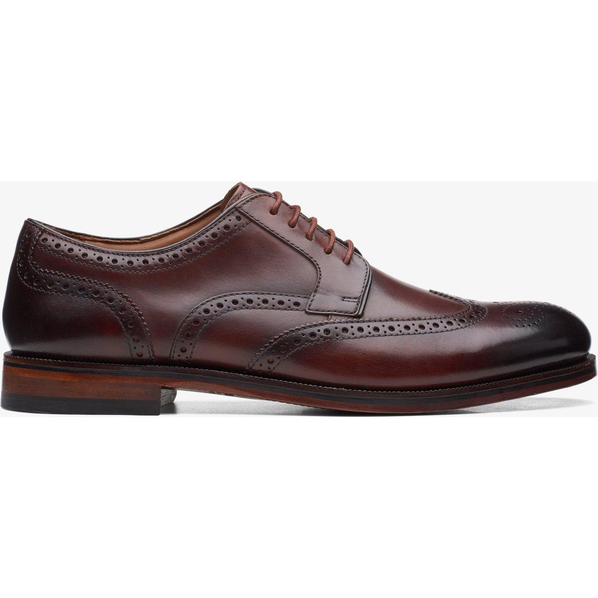 Klassischer Wingtip Leder Brogue Oxford