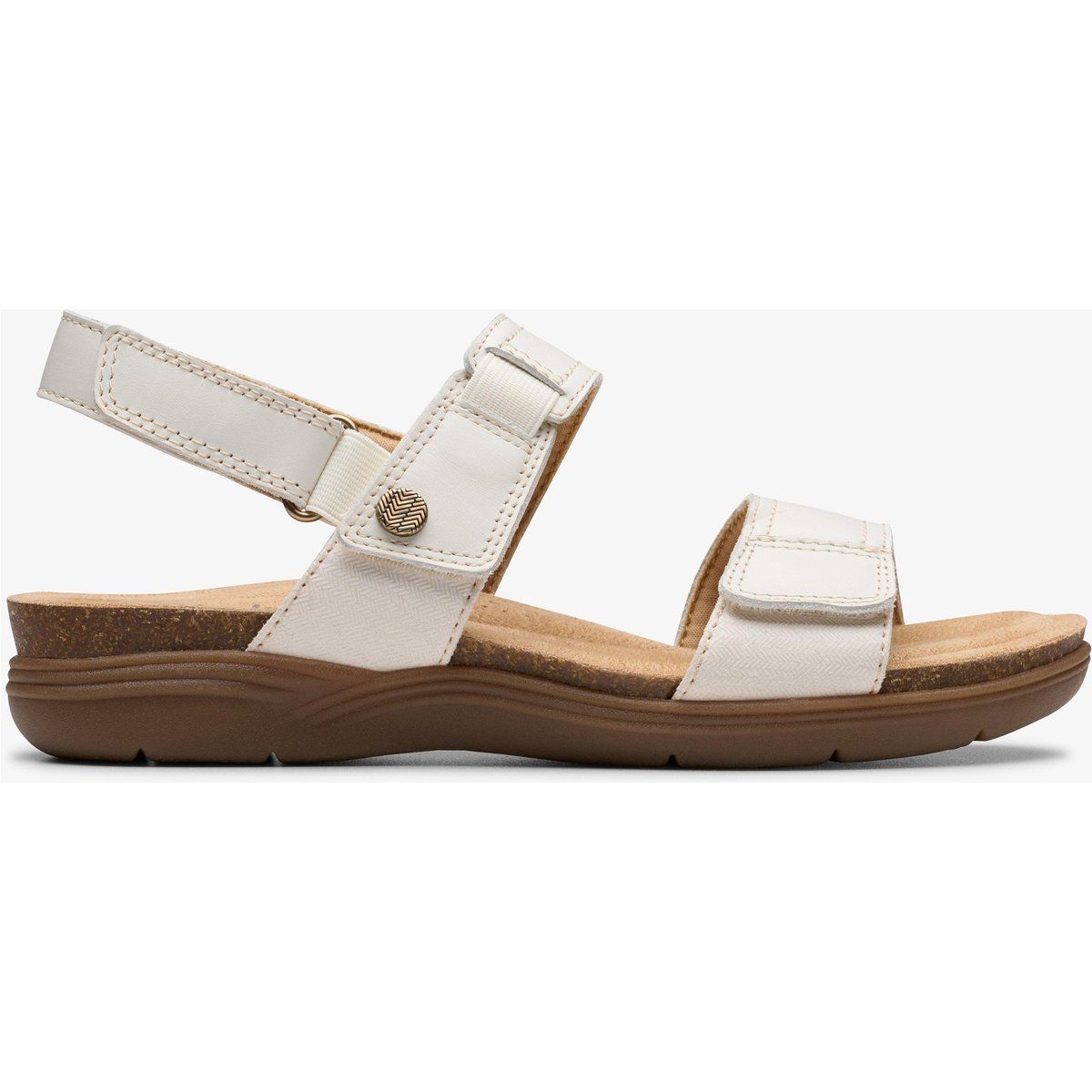 Verstellbare Komfort Sandalen aus Leder für Damen