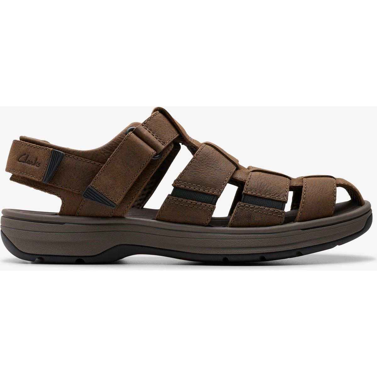 Herren Fisherman Sandale aus braunem Leder