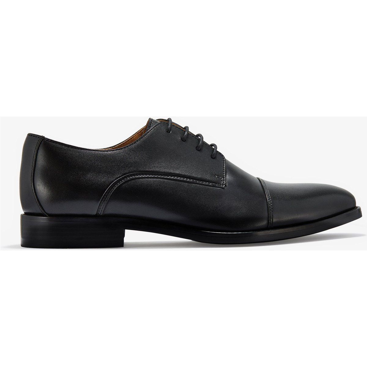 Klassischer Schwarzer Leder Oxford Business Schuh