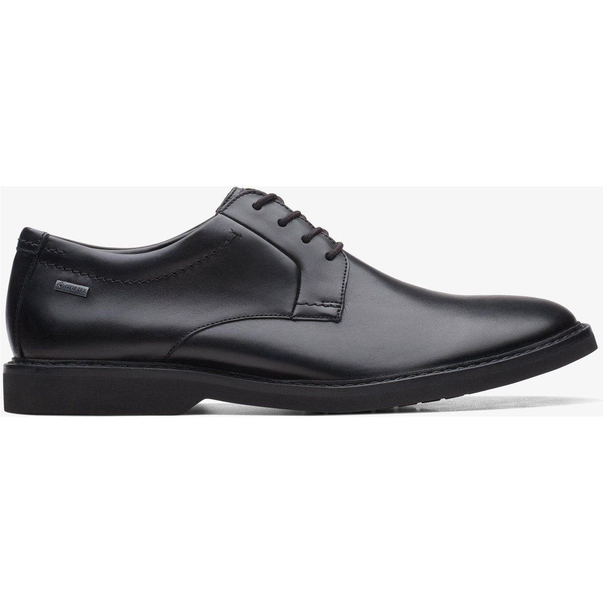 Klassische schwarze Oxford-Lederschuhe