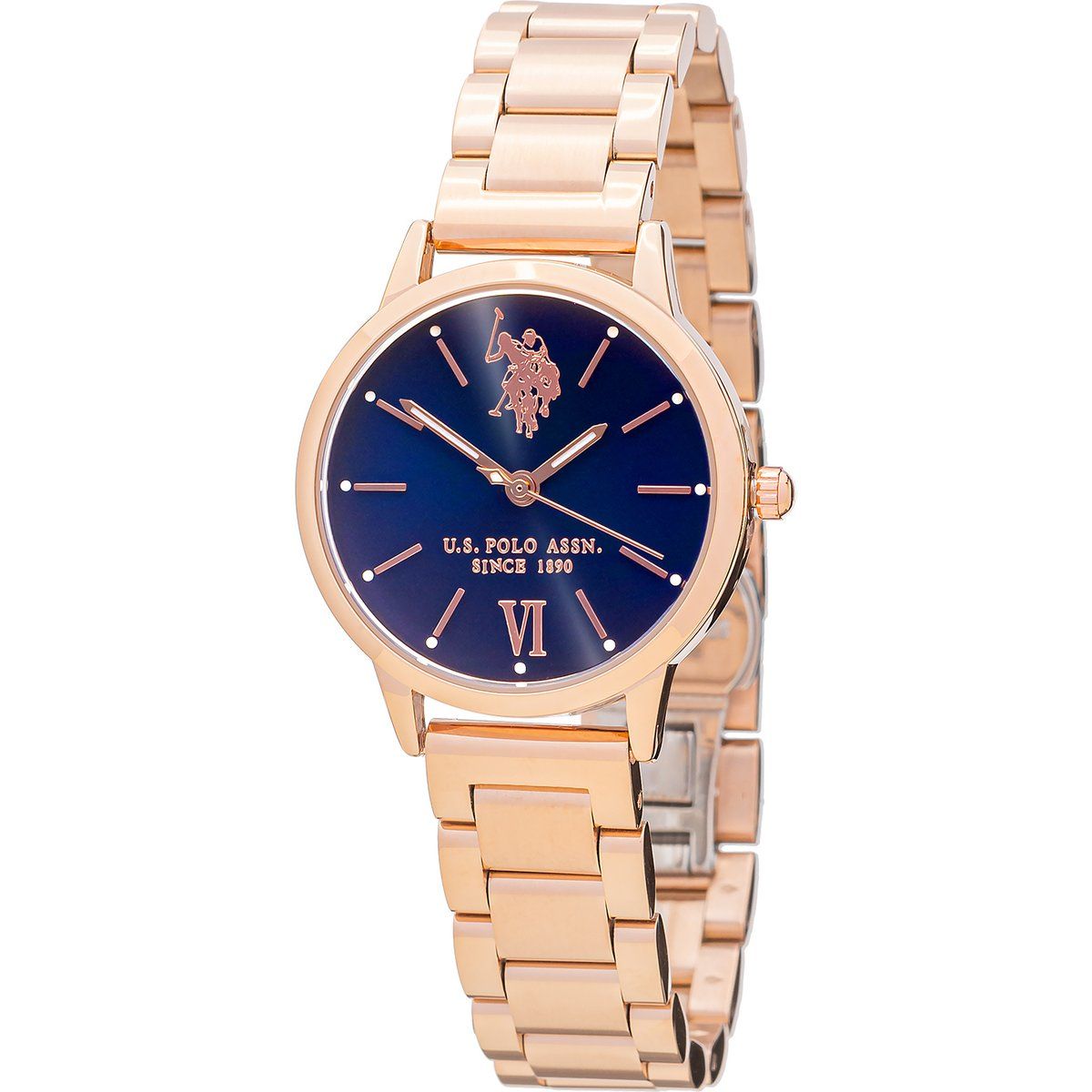 Elegante Damenuhr in Roségold