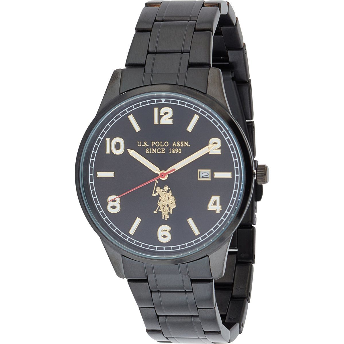 Herrenuhr aus schwarzem Edelstahl