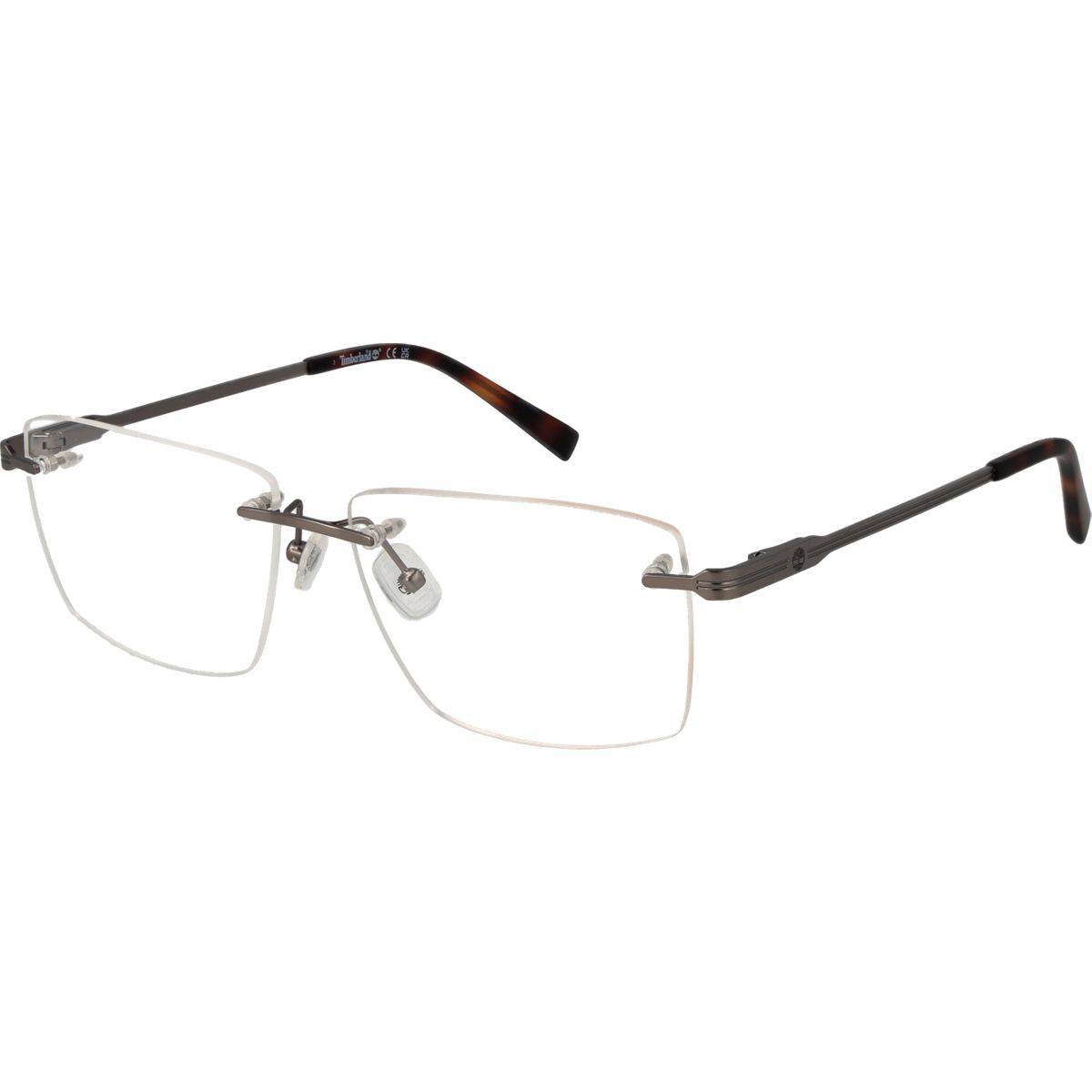 Randlose rechteckige Metallbrille