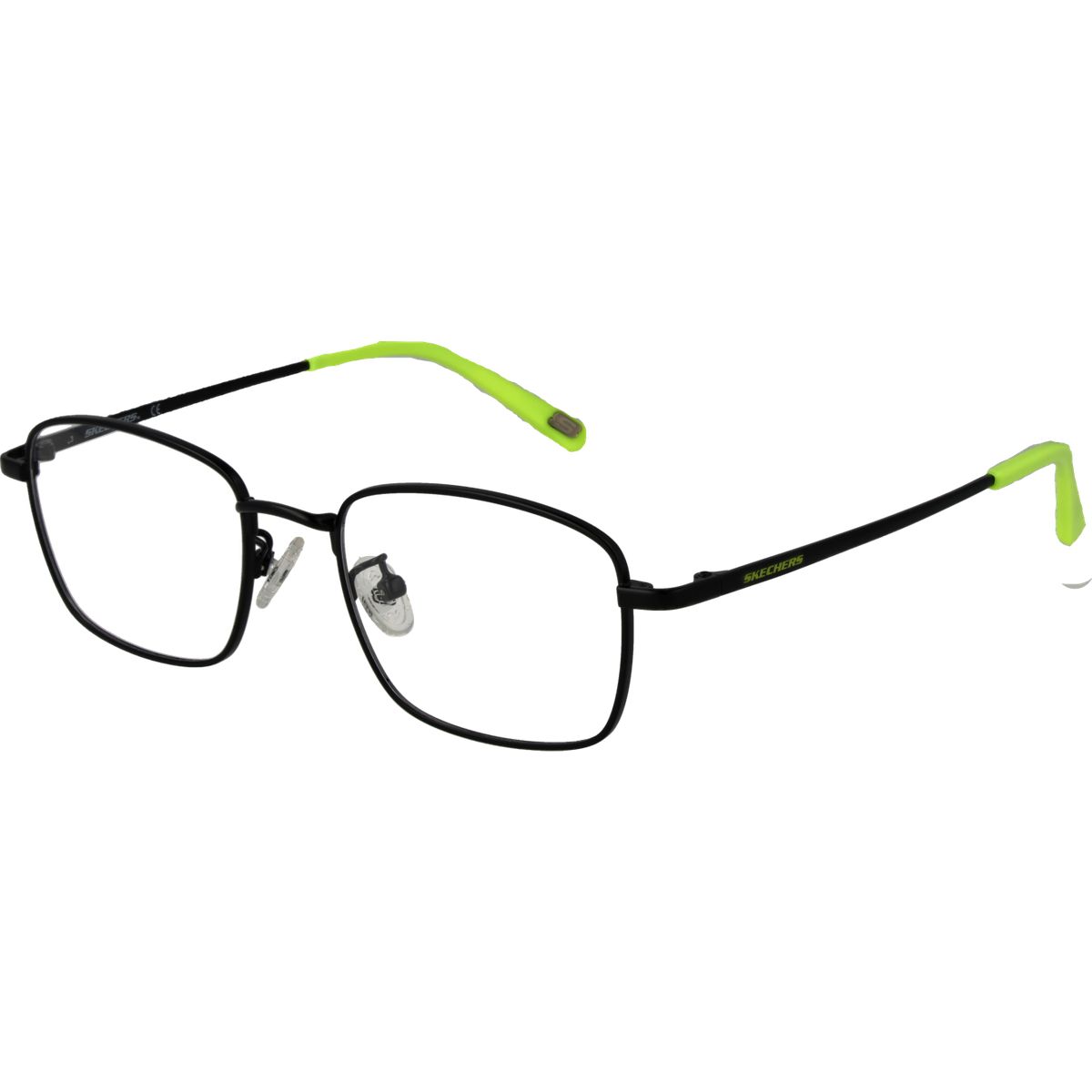 Rechteckige Vollrand-Metallbrille