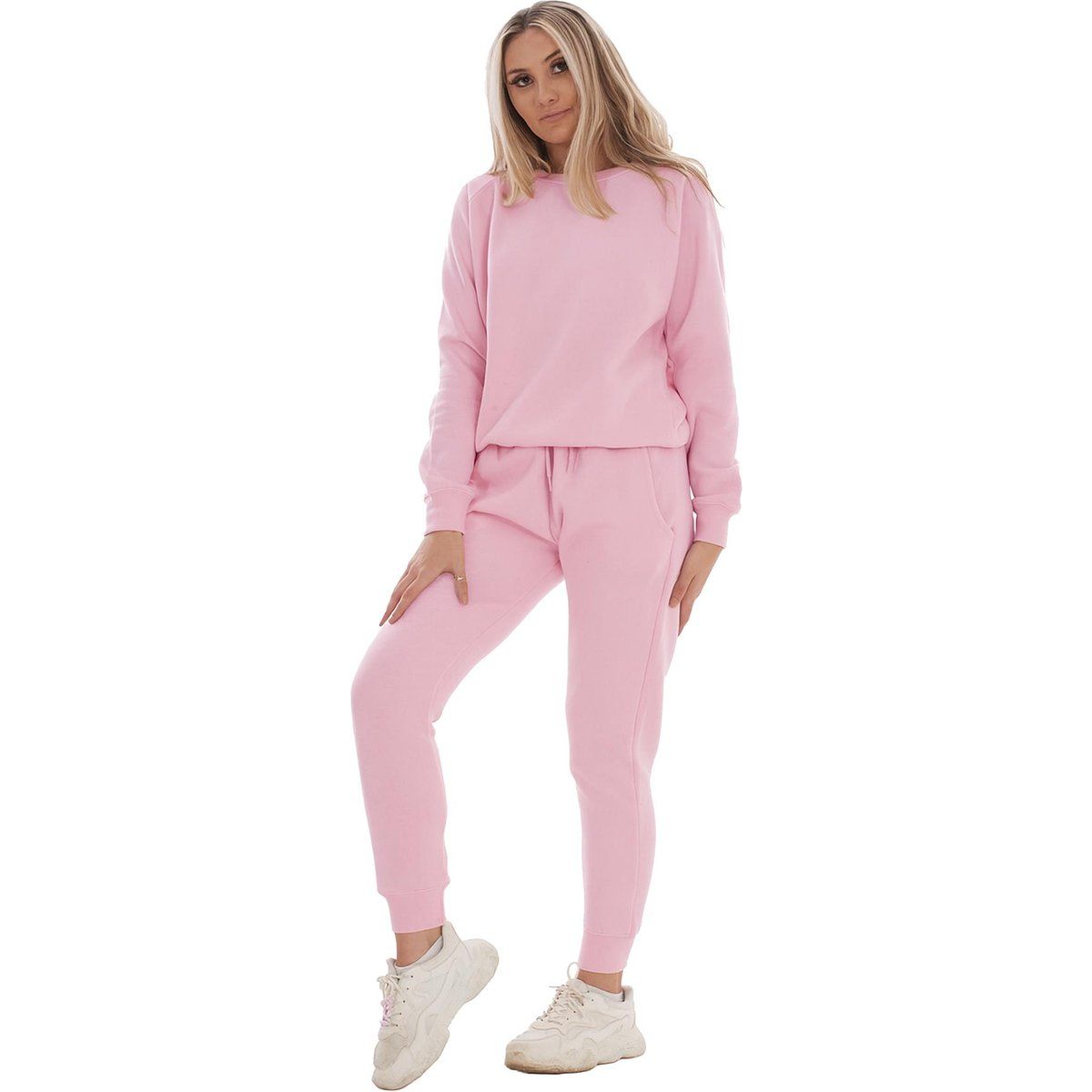 Damen Baumwollfleece Loungewear Set