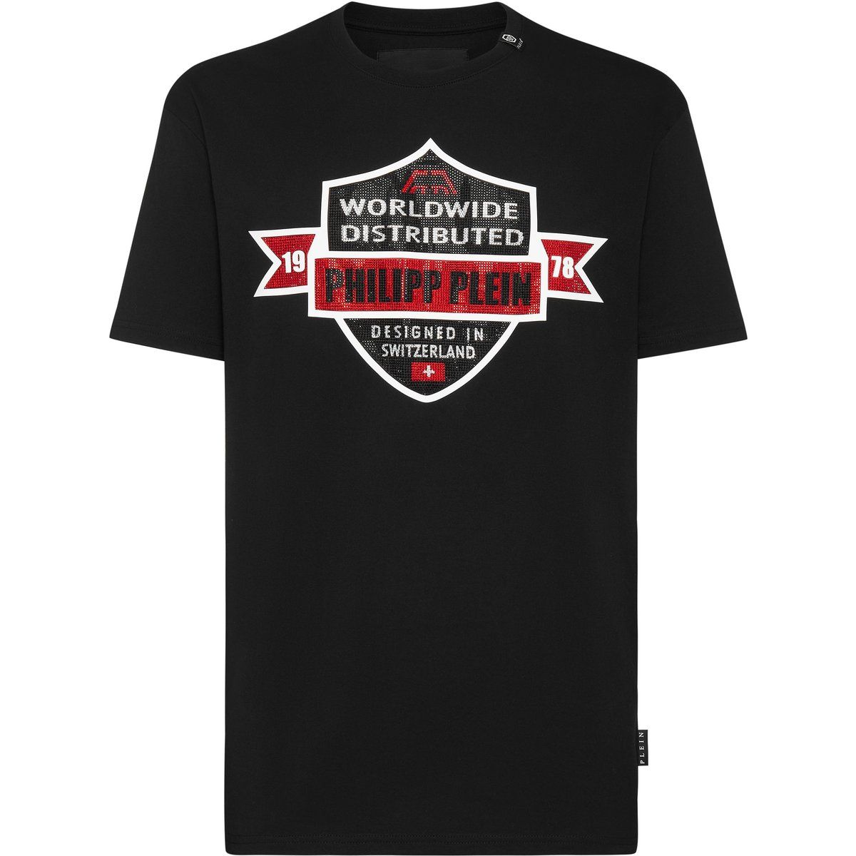 Wappen Grafik T-Shirt aus Baumwolljersey