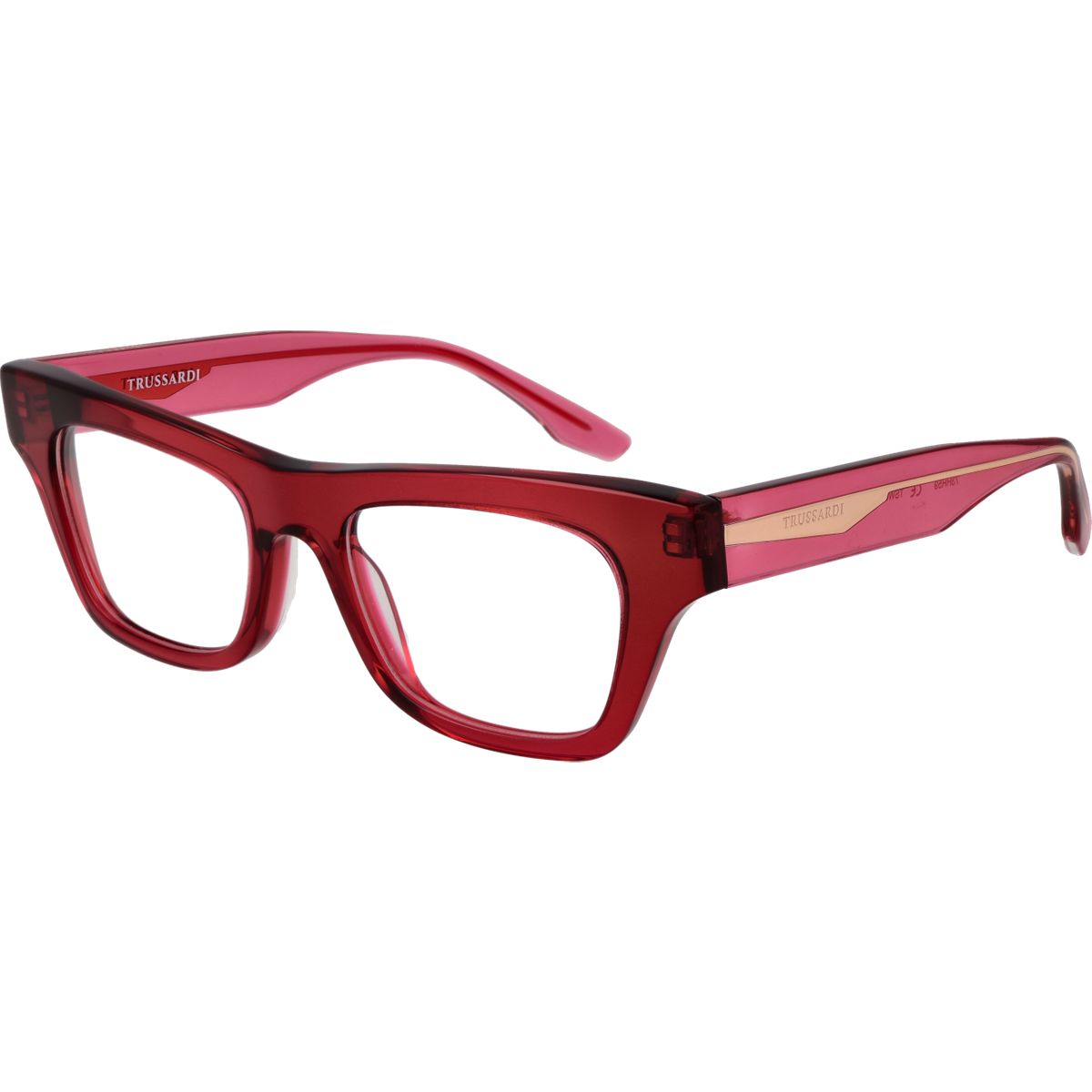 Rechteckige Acetat-Brille mit Vollrand