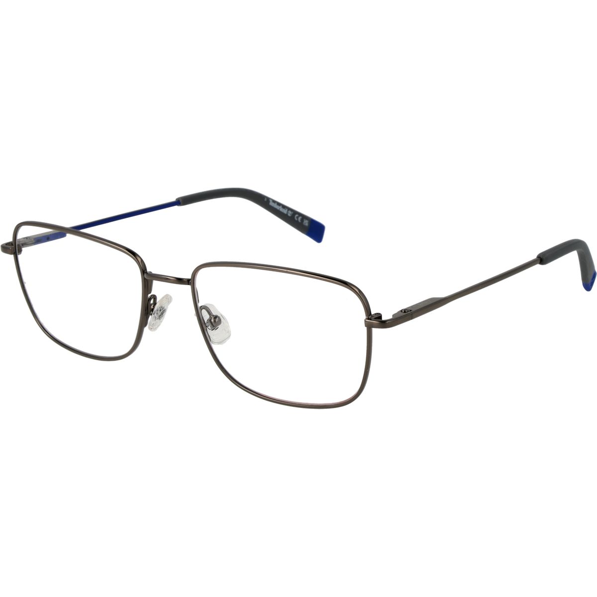 Rechteckige Metall Vollrand Brille