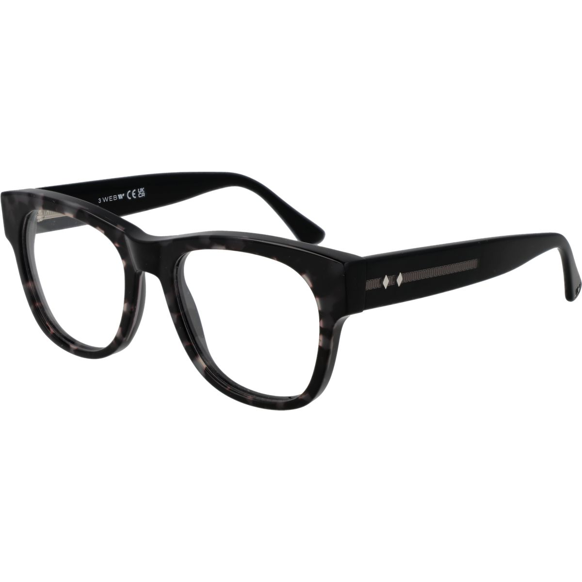 Quadratische Vollrand-Brille aus Acetat