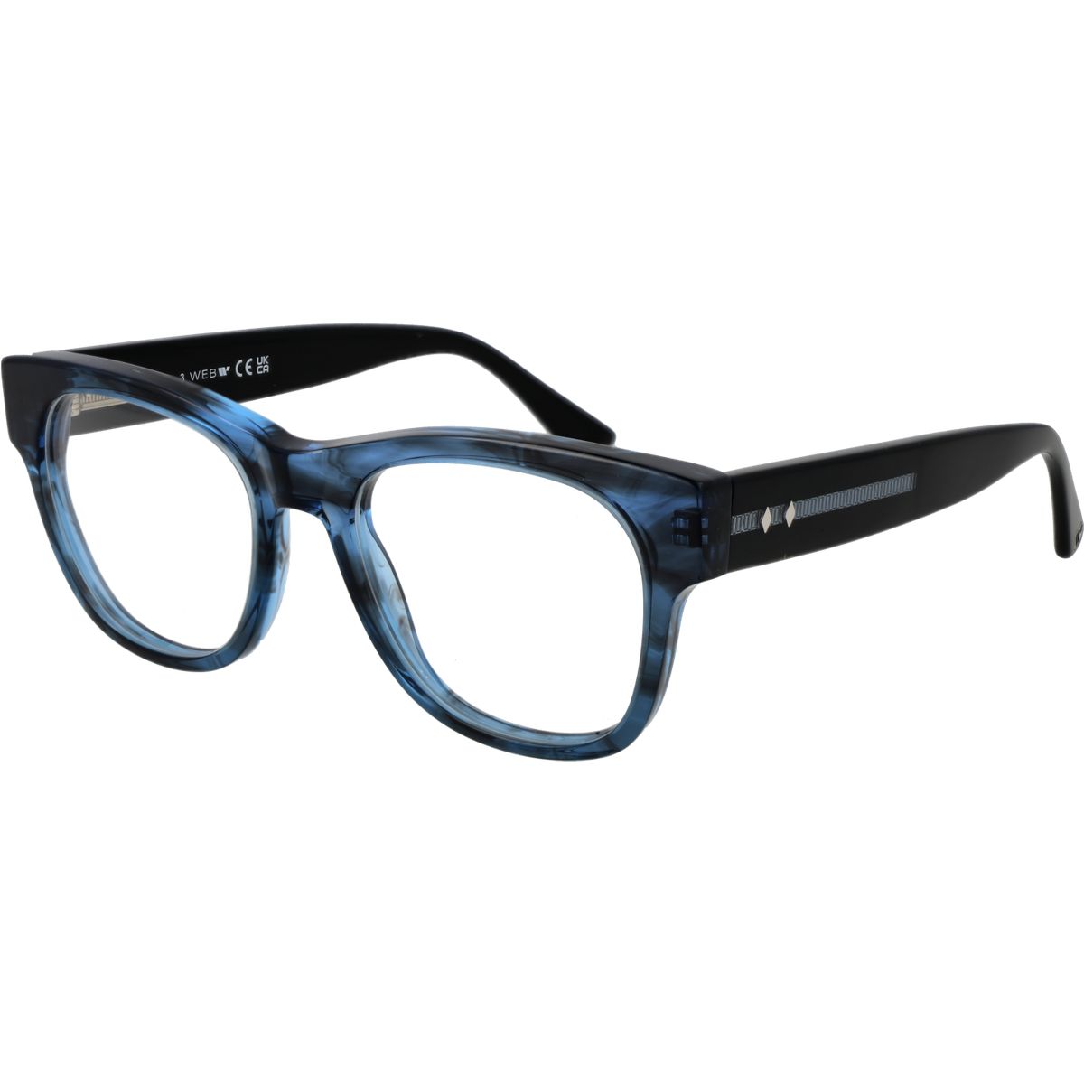 Quadratische Vollrand-Brille aus Acetat