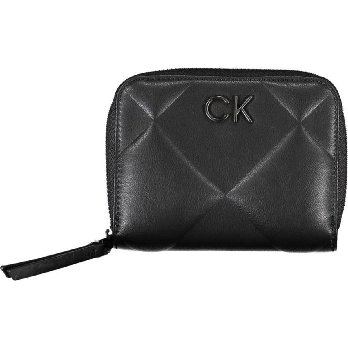 Gestepptes Reißverschluss-Wallet mit Logo