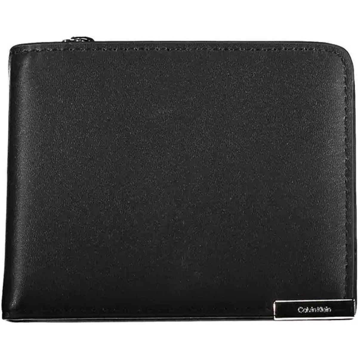Elegantes Leder-Bifold-Portemonnaie mit Reißverschluss