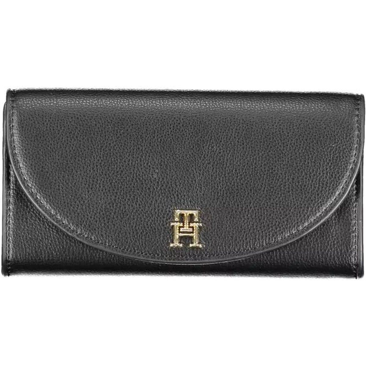 Elegantes Portemonnaie mit Überschlag und Logo