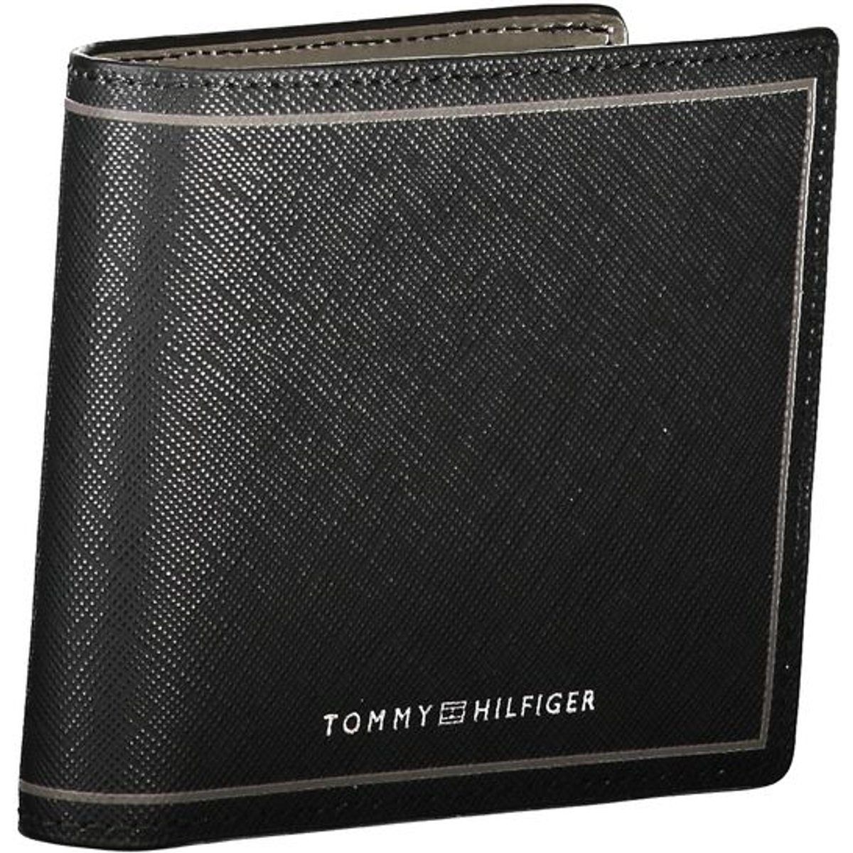 Leder-Bifold-Geldbörse mit Zierdetails