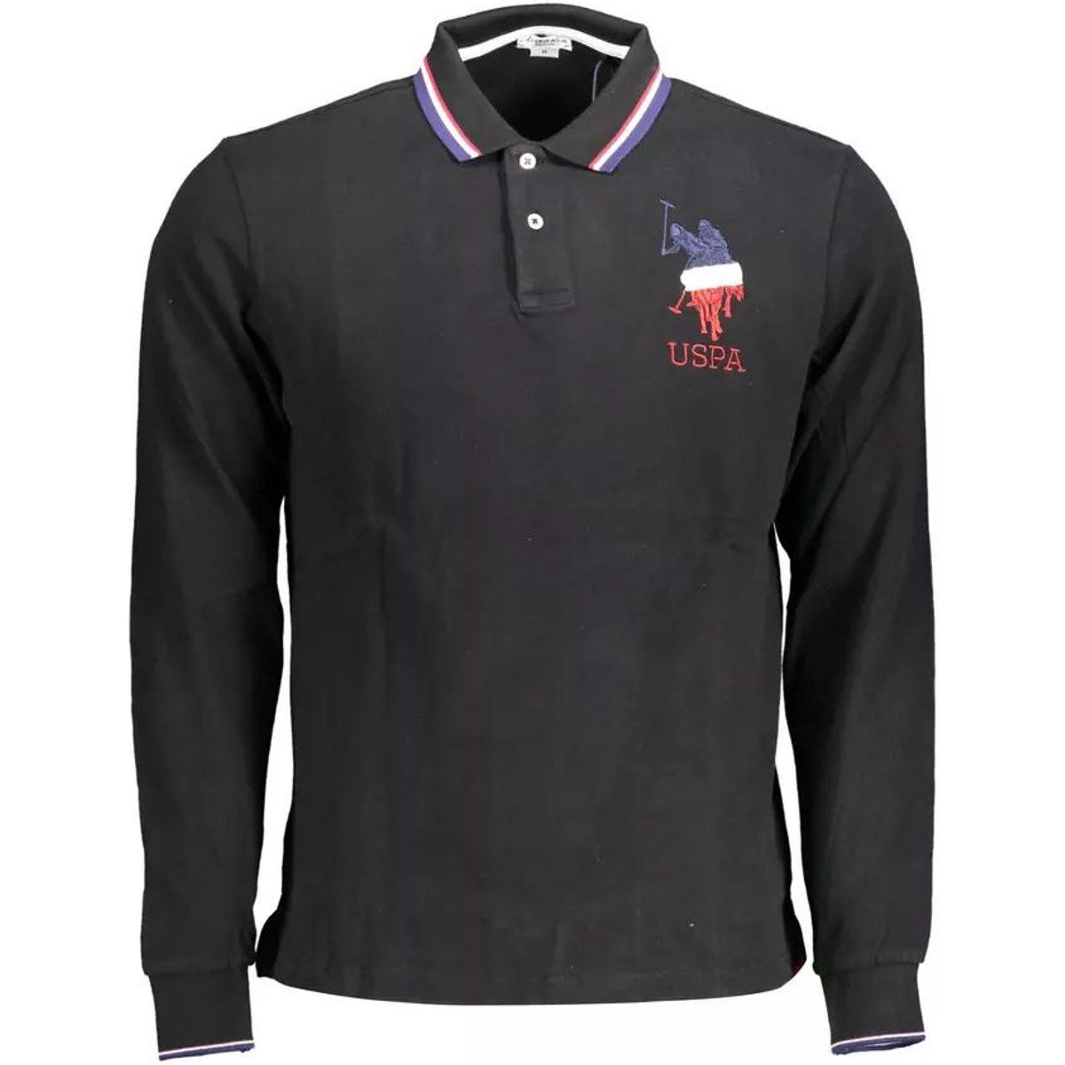 Klassisches Langarm-Poloshirt