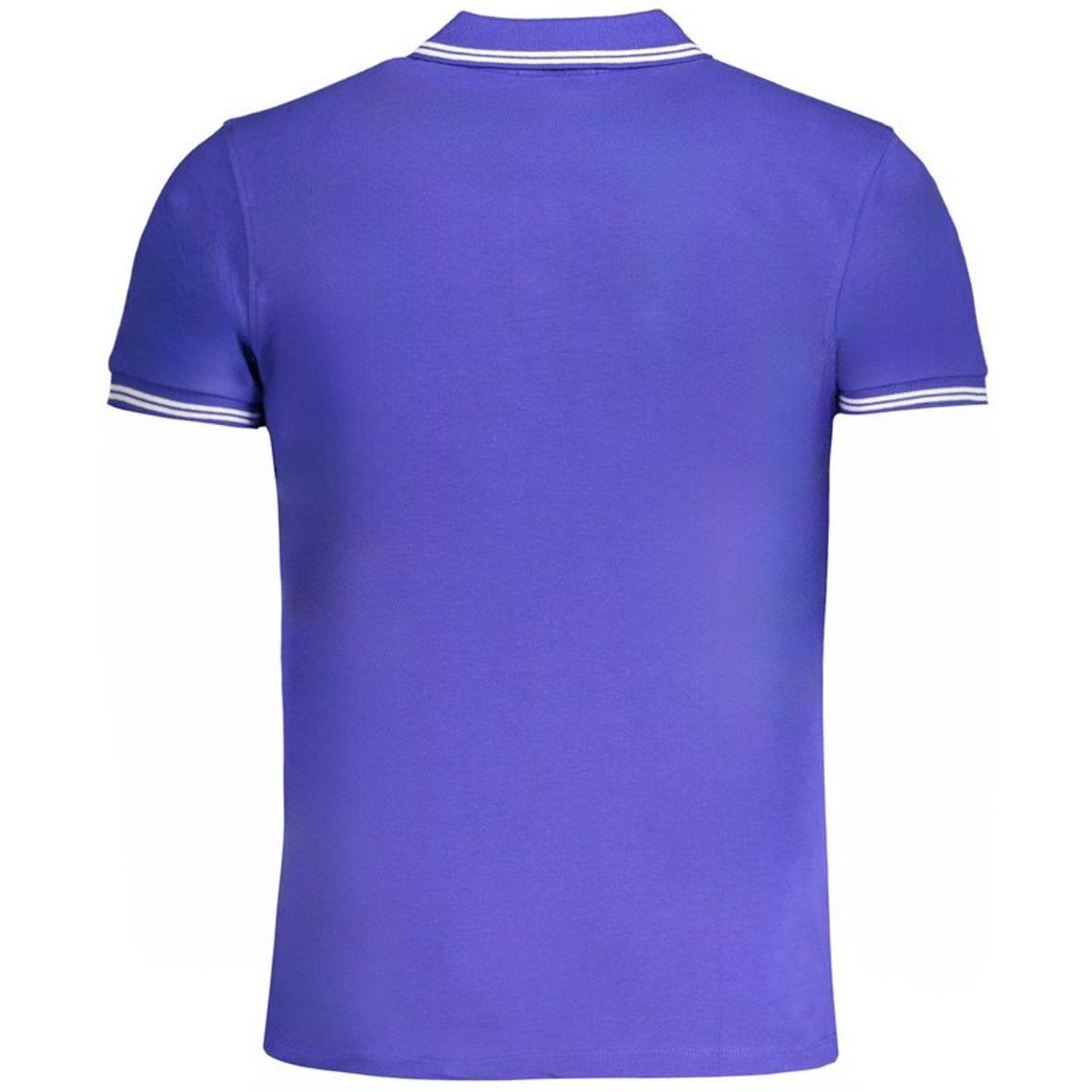 Polo-Shirt mit Streifenbesatz